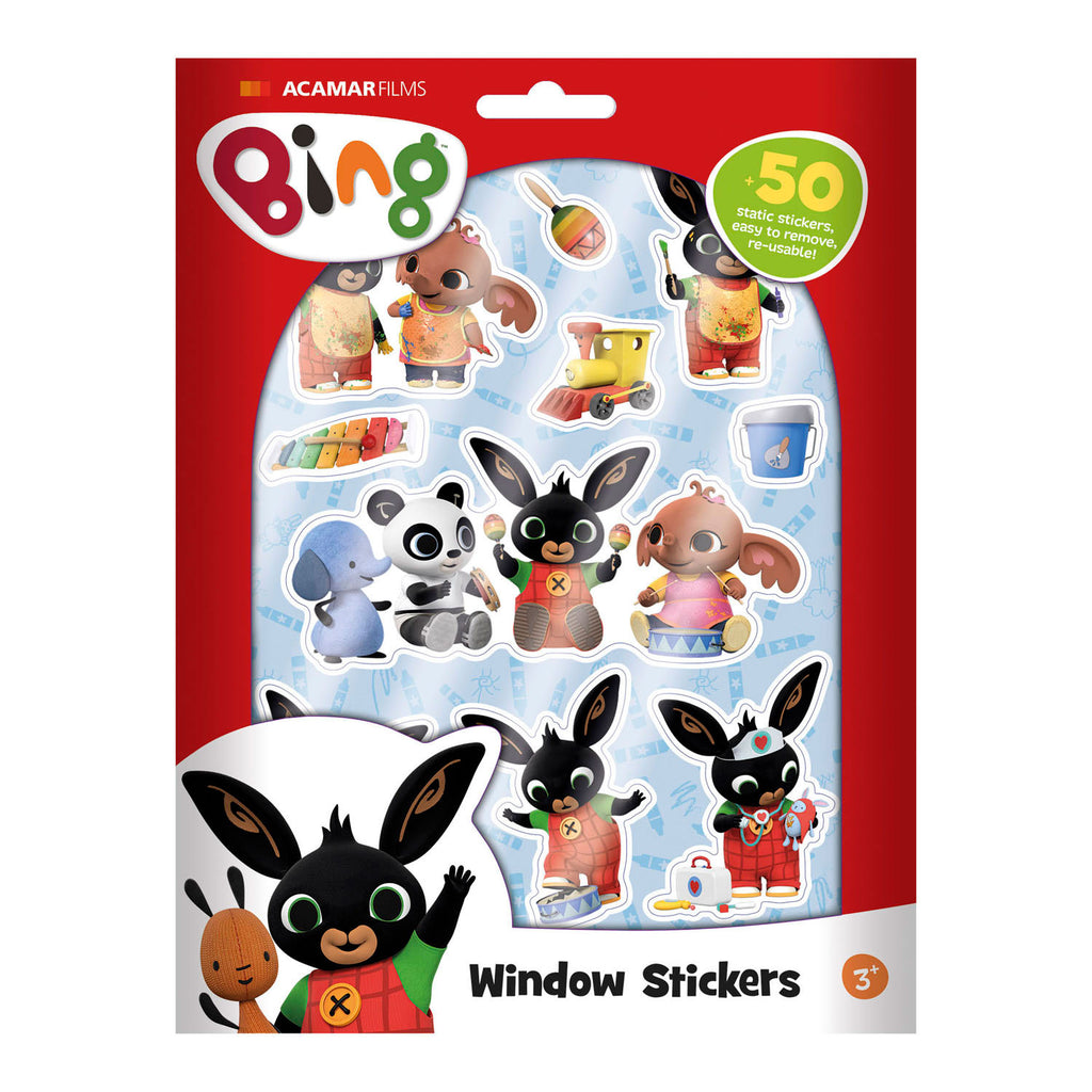 Bambolino Toys Bing Fensteraufkleber, 50 Stück.
