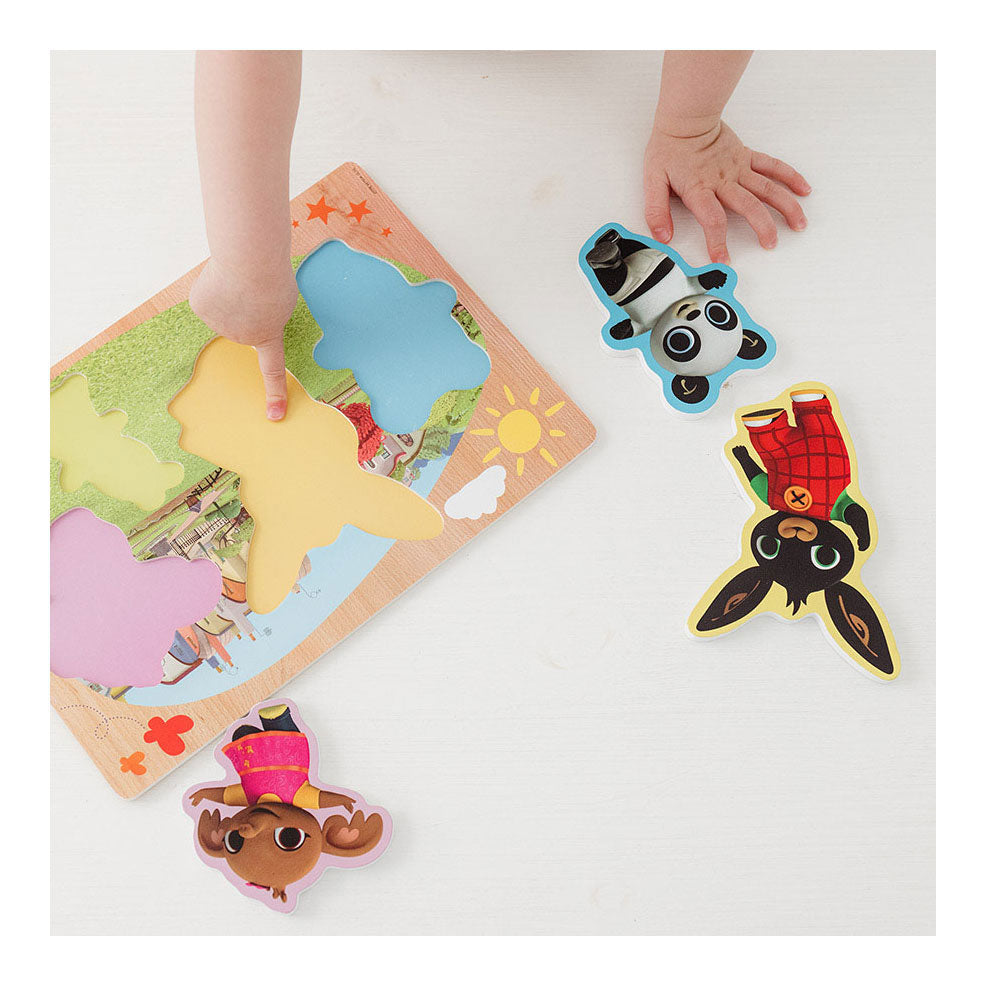 Bambelino Toys Holzform Puzzle, 5-teilig.