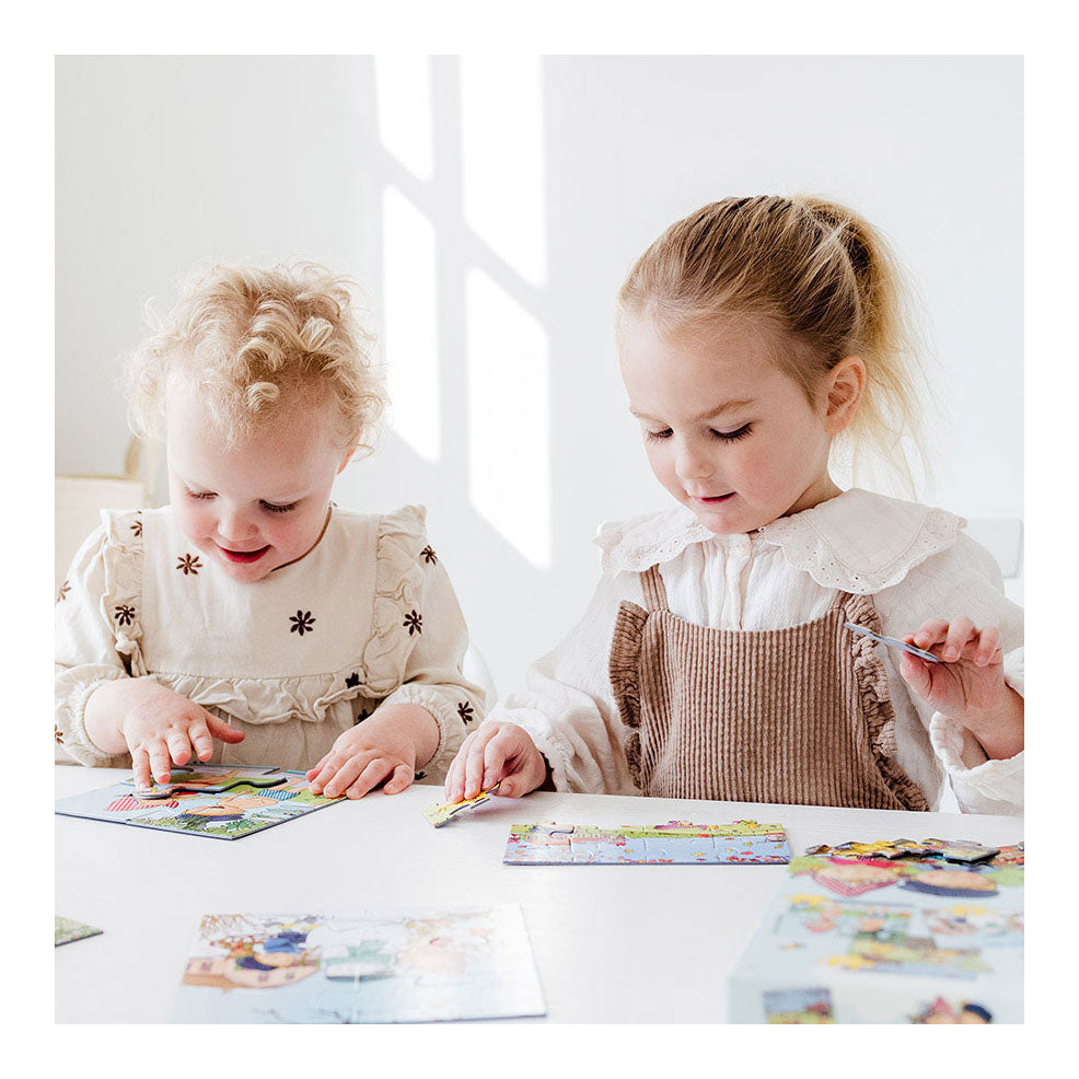 Bambolino Toys Fien und Teun 4in1 Puzzle 4-16 Teile
