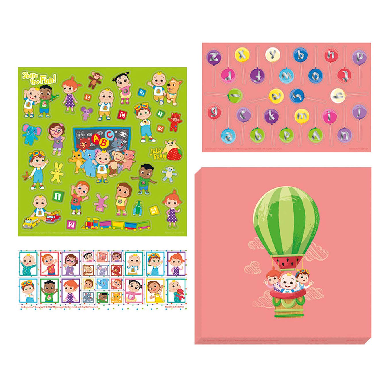 Bambolino Toys Cocomelon-Aufkleberset