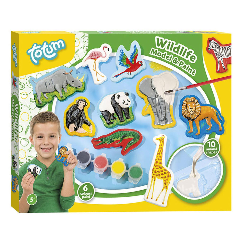 Totum Tiere Gipsabdruck Wildtiere