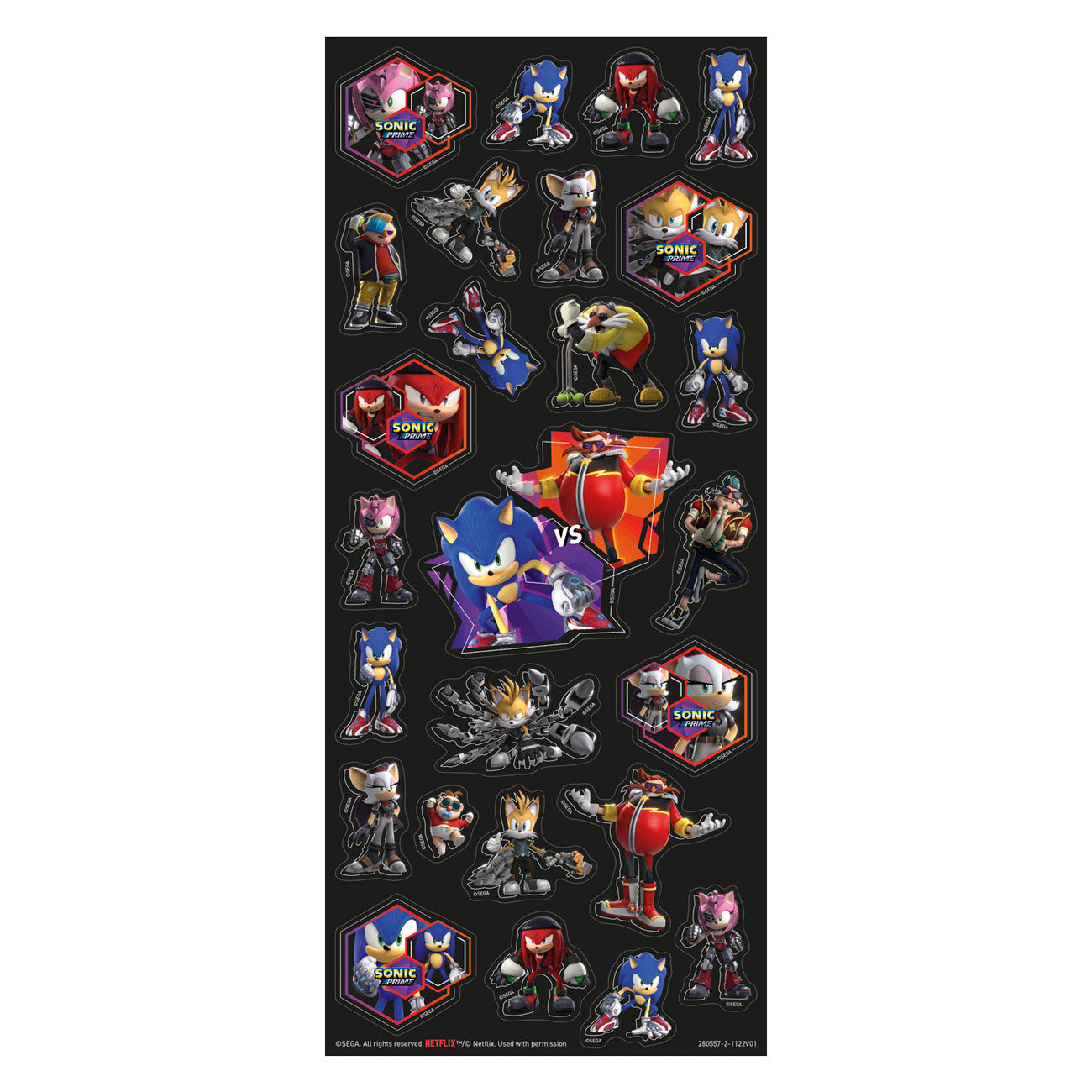 Totum sonic super stickerset