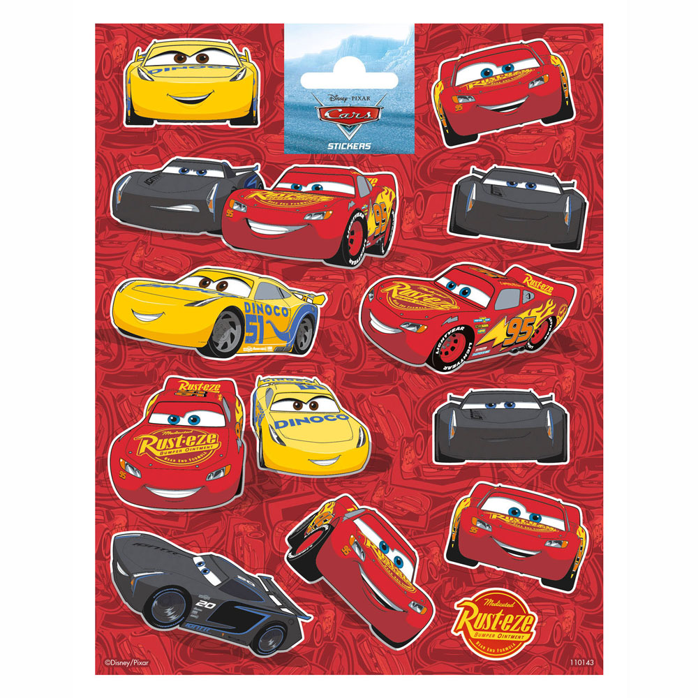 Disney pixar stickervel cars