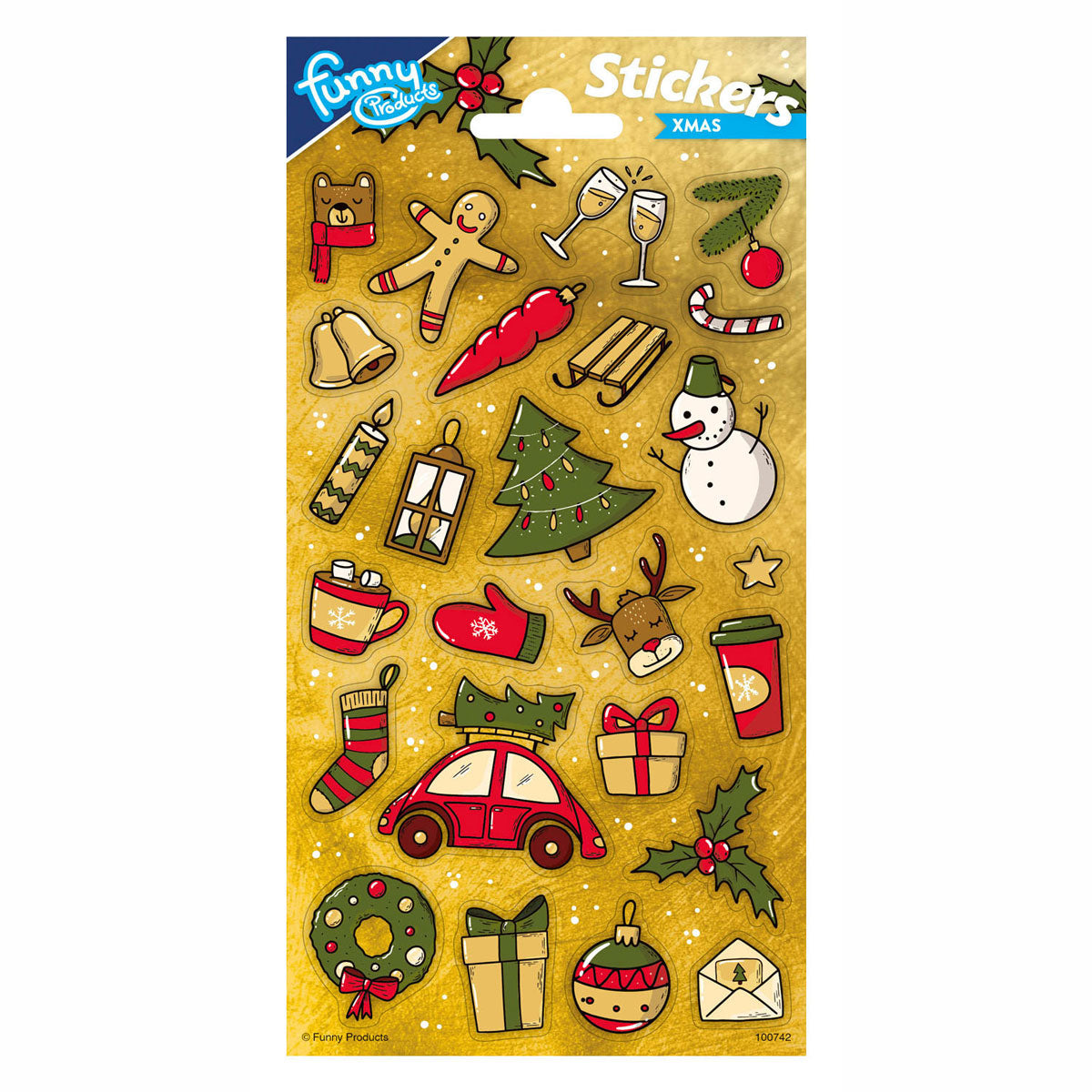 Totum Stickerbogen Twinkle Weihnachten