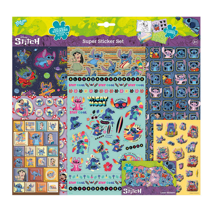 Totum Disney Stitch – Super-Sticker-Set