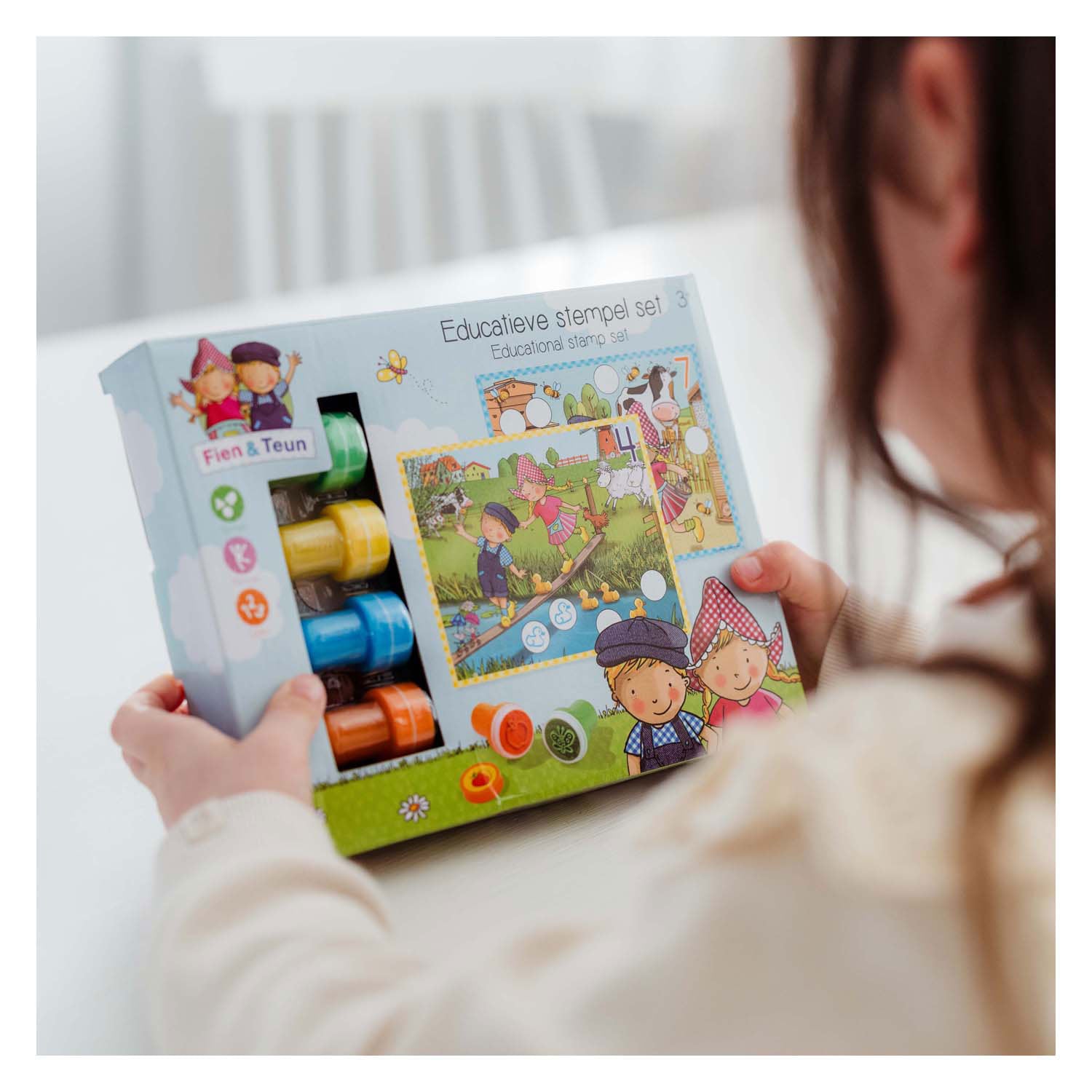 Bambolino Toys Fien teun pädagogisches Stempelset