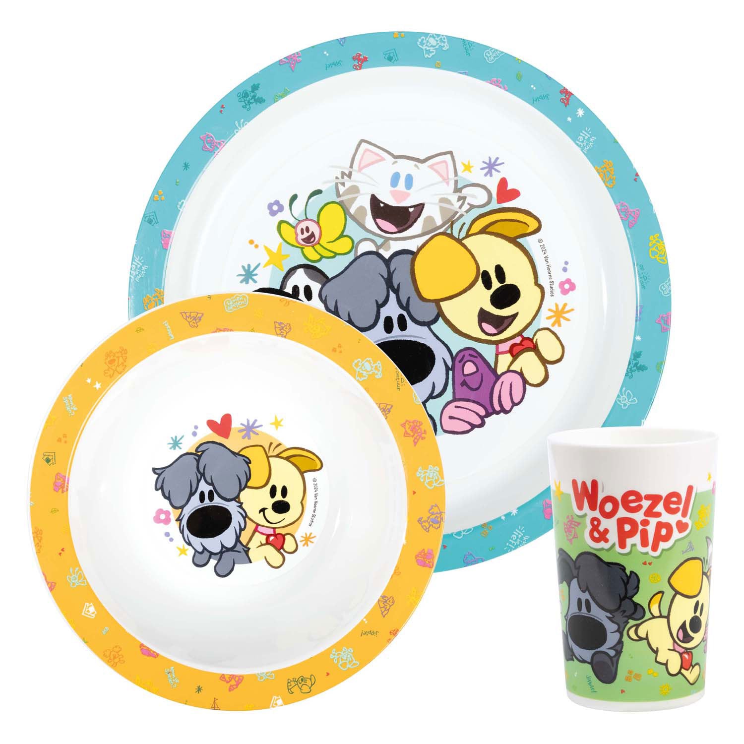 Bambolino Toys Woezel Pip Essenset, 3dlg.