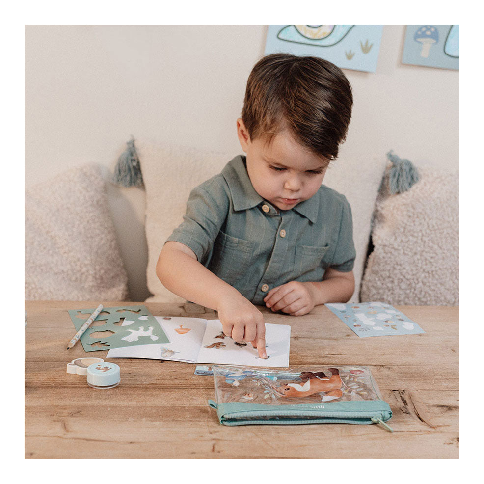 Little dutch stationery set forest