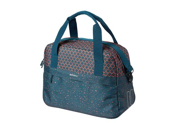 Basil Flair Fahrradtasche mit Hakenverschluss, Marineblau, 18 l