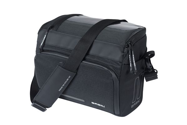Basil Move KF Lenkertasche, 7–8 Liter, 17 x 23 x 20 cm, schwarz