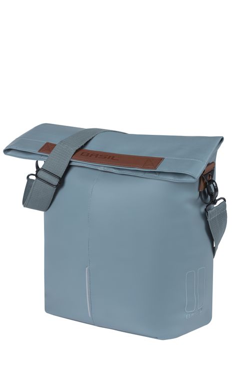 Basil City Einkaufstasche Blau | MIK Haken | 16 l