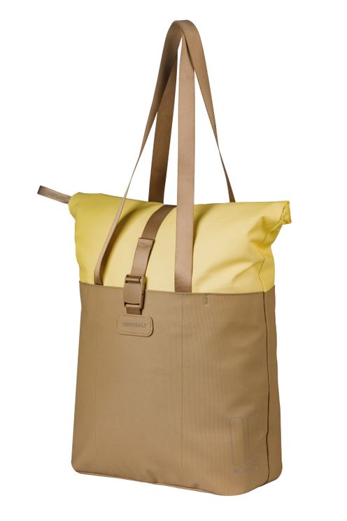 Basil b.v. tas basil vive shopper zand geel | mik hooks | 20l