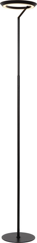 Lucide celeste - vloerlamp - ø 28 cm - led dimbaar - 1x21w 2700k - zwart