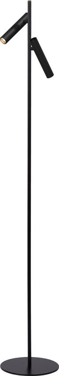 Lucide philon - leeslamp - ø 23 cm - led dimbaar - 2x4,5w 3000k - zwart
