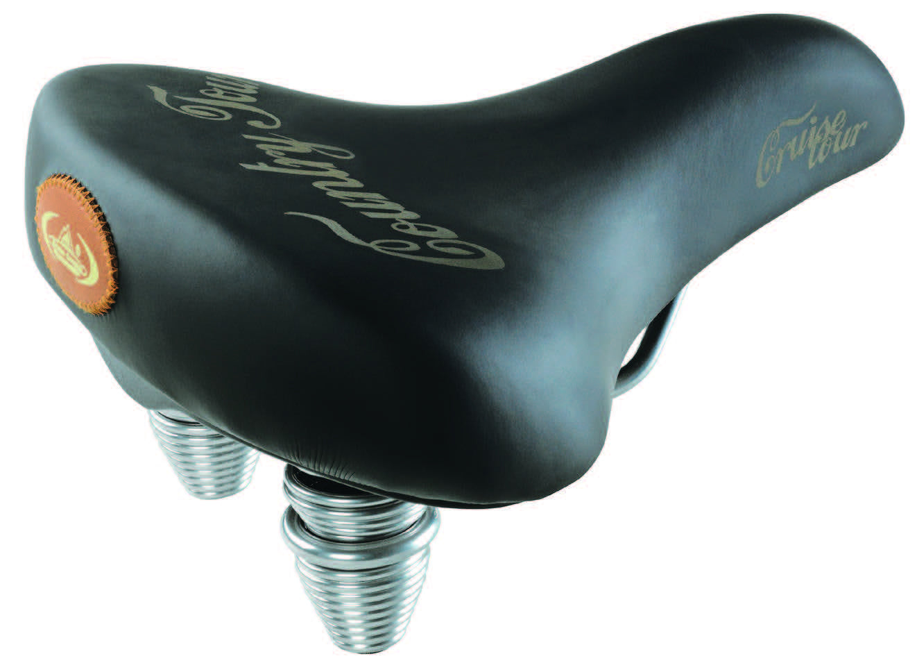 Selle Montegrappa Country Tour Federung und Riemen schwarz auf Karte