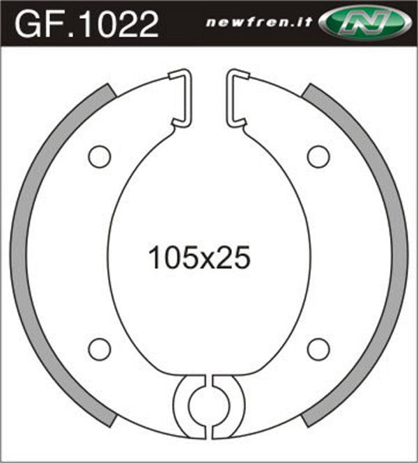 NEUFRen Bremssegment Set GF1022 MV50