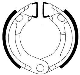 Newfren Bremssegment-Set GF0260 P1, ZAP