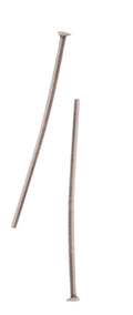 Darice • nietstift 25mm antiek zilver 32st.