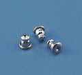 Darice • metal stud back 5mm x16 silver