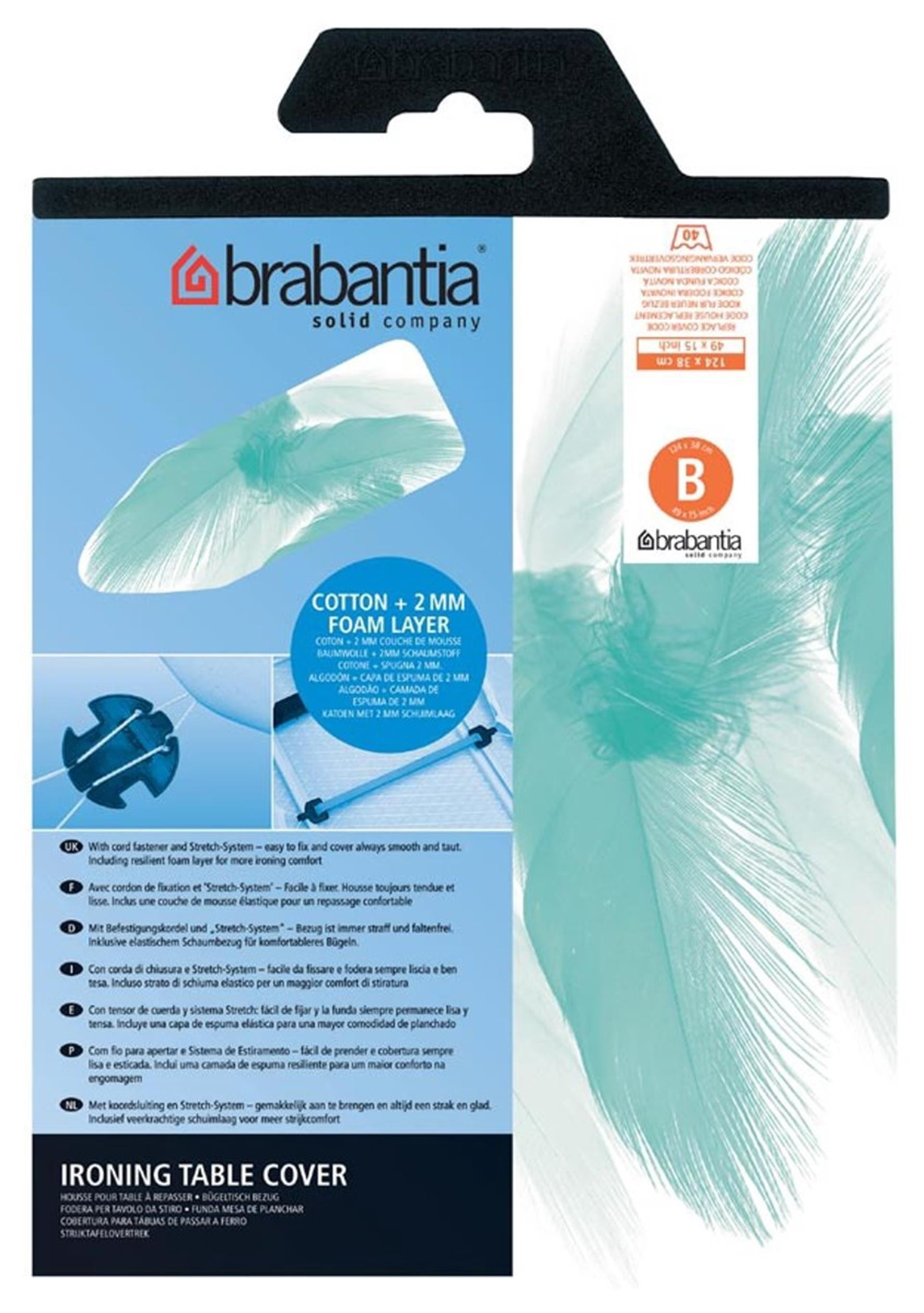 Brabantia Bettbezug B 124x38 Natur