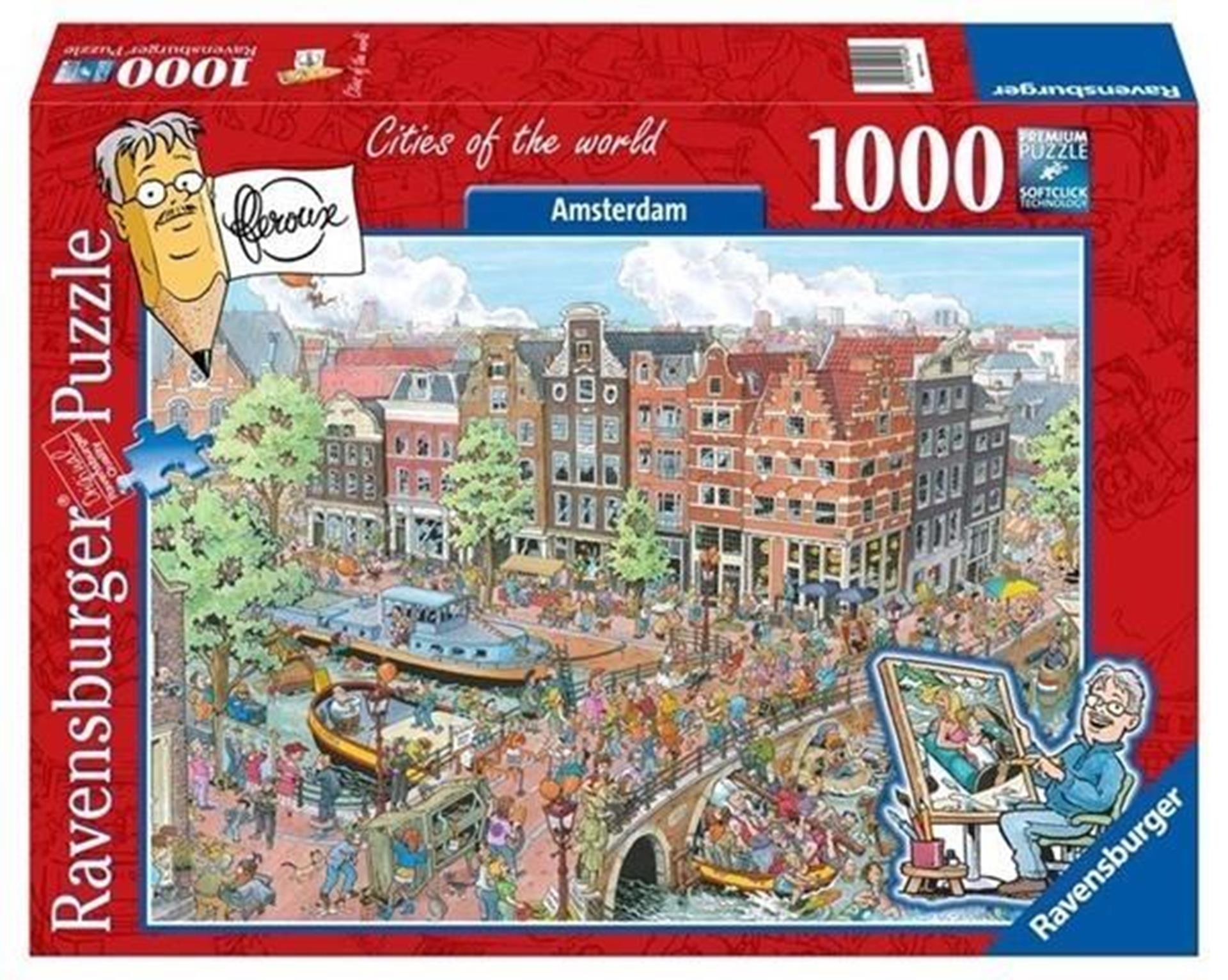 Ravensburger Legpuzzel Fleroux Amsterdam, 1000.
