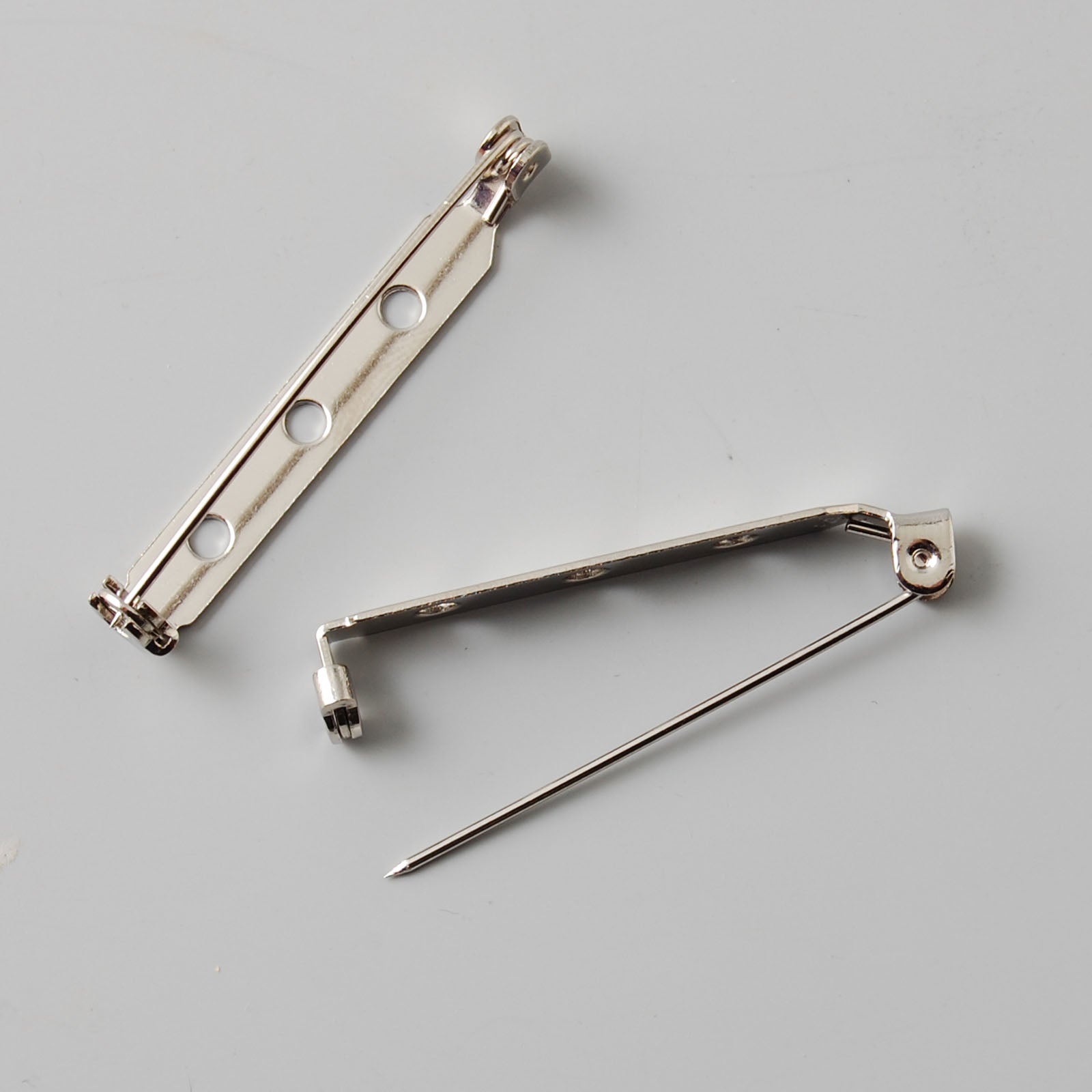 Darice • brochespeld 38mm x10 zilver