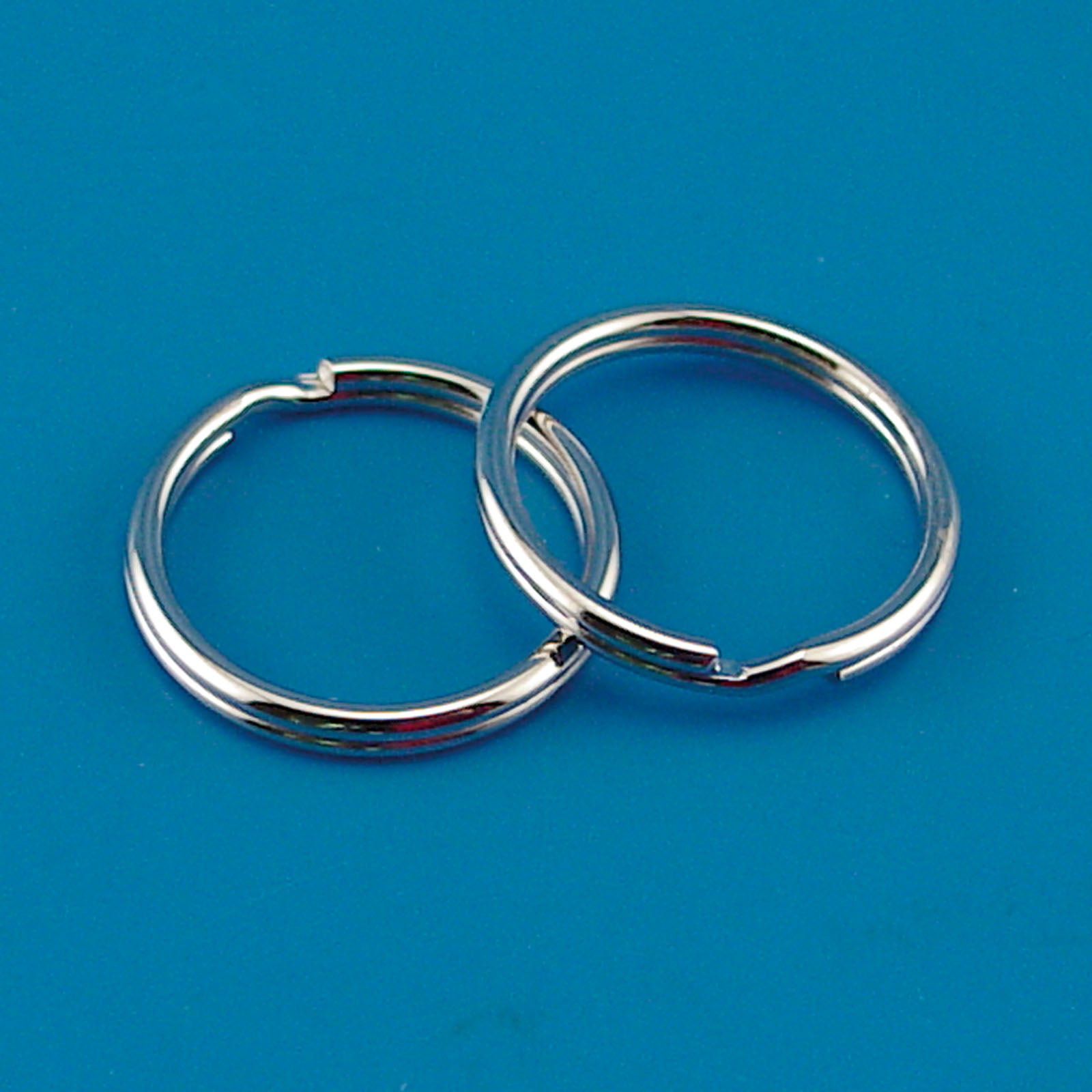Vaessen creative • steel split ring 25mm 10pcs silver