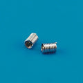 Darice • coil spacer 18pcs 5x8mm silver