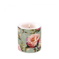 Ambiente kaars klein peonies composition green