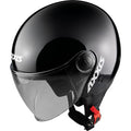 Axxis Square Solid Helm, glänzend schwarz, XS