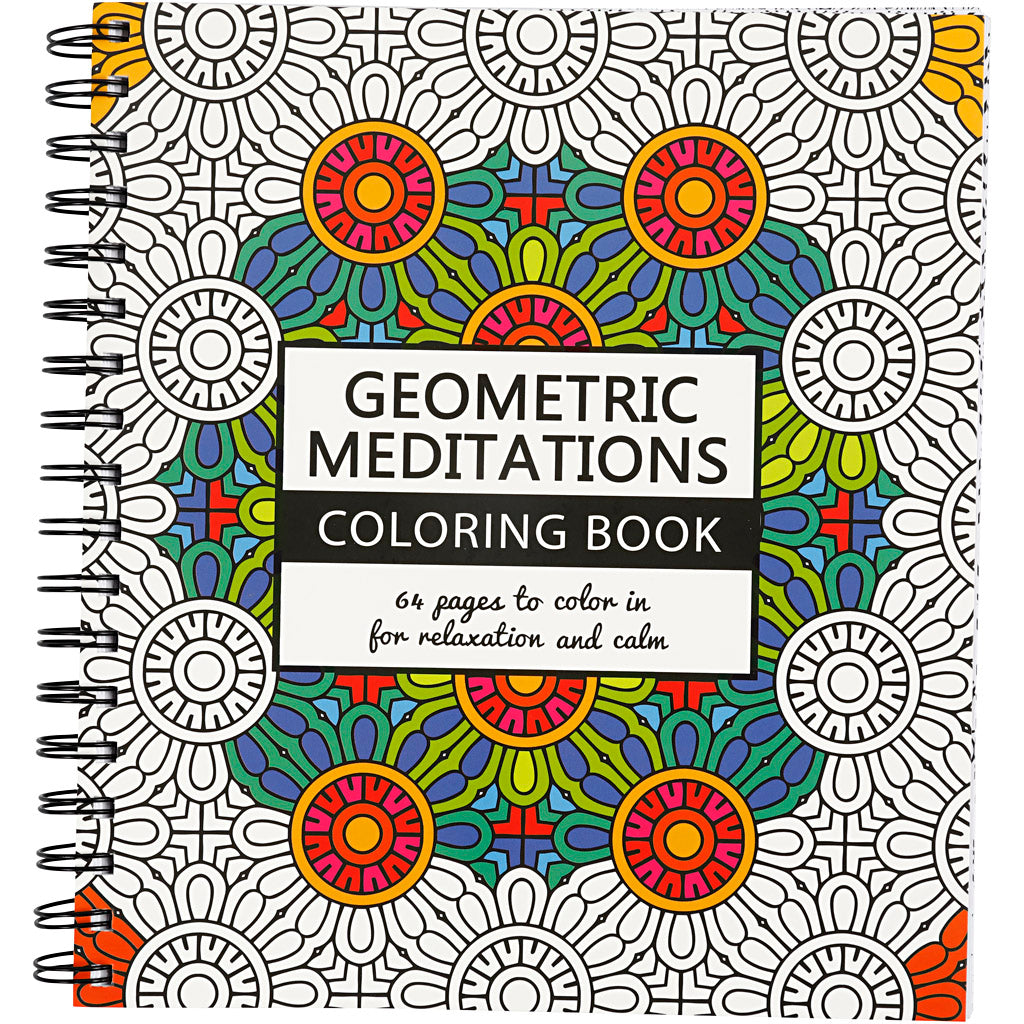 Creativ company https: www.cchobby.nl kleurboek-geometric-afm-19-5x23-cm-aantal-pagina-s-64-1-stuk
