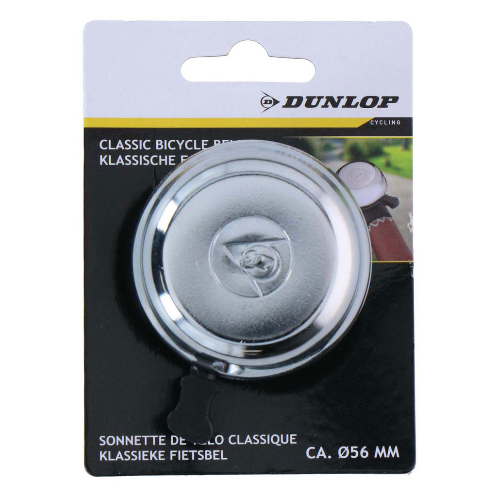 Dunlop Classic silberne Fahrradklingel