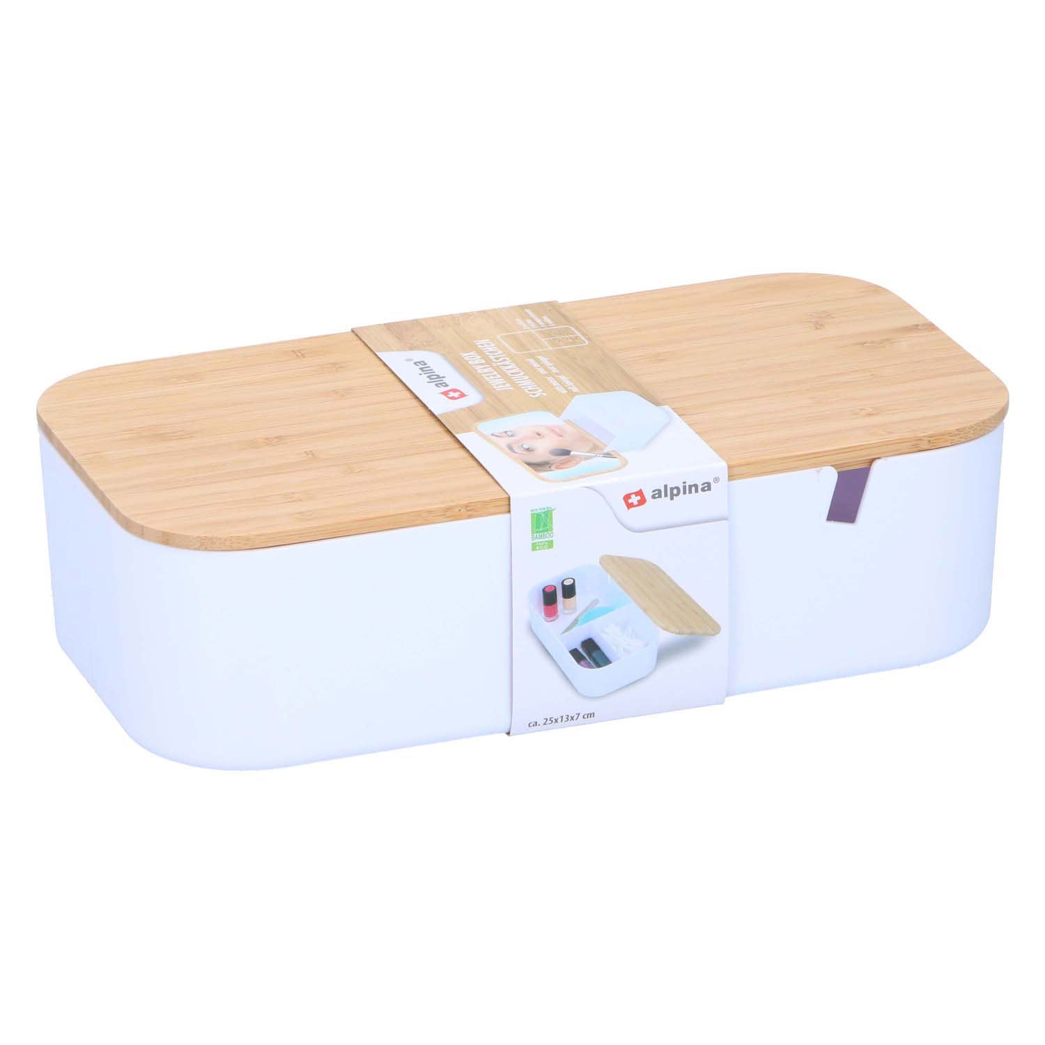 Make-up-Organizer mit Spiegel, 25 cm