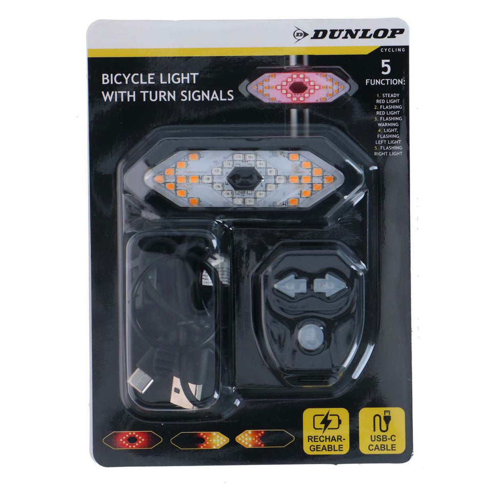 Dunlop Fahrradlampe mit Blinker