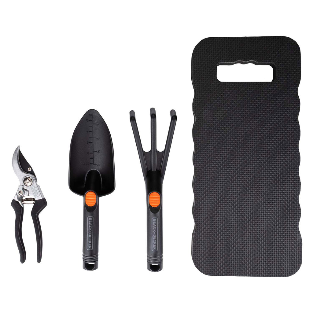 Black+Decker Gartengeräte, 4-teilig.