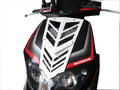 Opticparts df voorfrontrooster gilera runner sp nieuw model aluminium wit