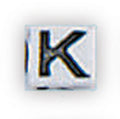Darice • team sports letterkralen 6mm 30pcs k