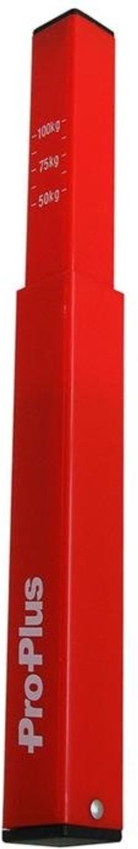 Proplus kunststof disselweger - meet kogeldruk 50-100 kg - rood