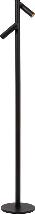 Lucide antrim - oplaadbare leeslamp binnen buiten - accu batterij - led dimbaar - 2x2,2w 2700k - ip54 - met draadloos oplaadstation - zwart