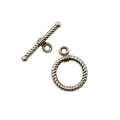 Vaessen creative • siersluiting touw 18mm silver