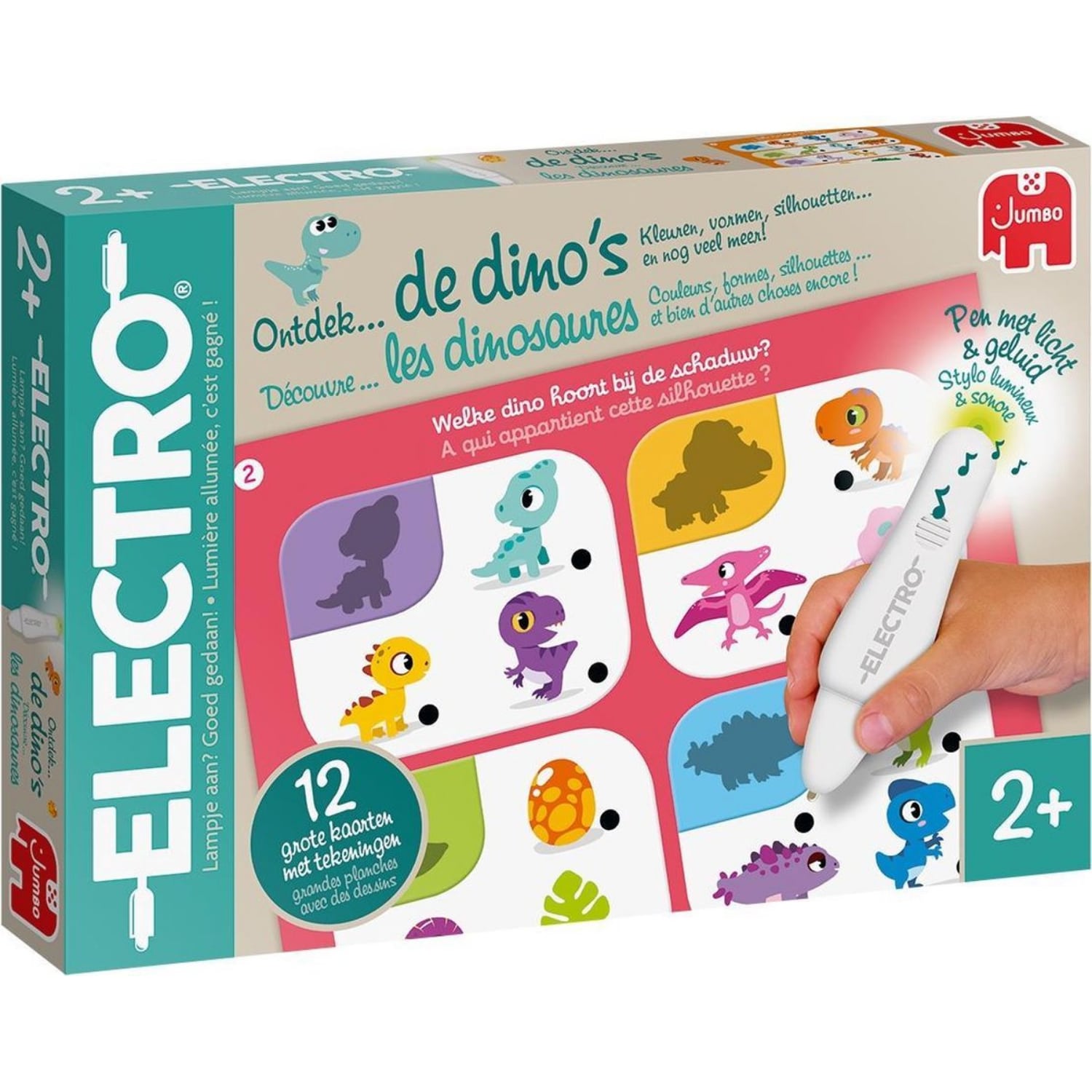 Jumbo electro wonderpen ontdek de dino's educatief spel
