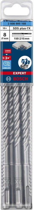 Bosch expert sds plus-7x hamerboor 8 x 150 x 215 mm, 10 stuks