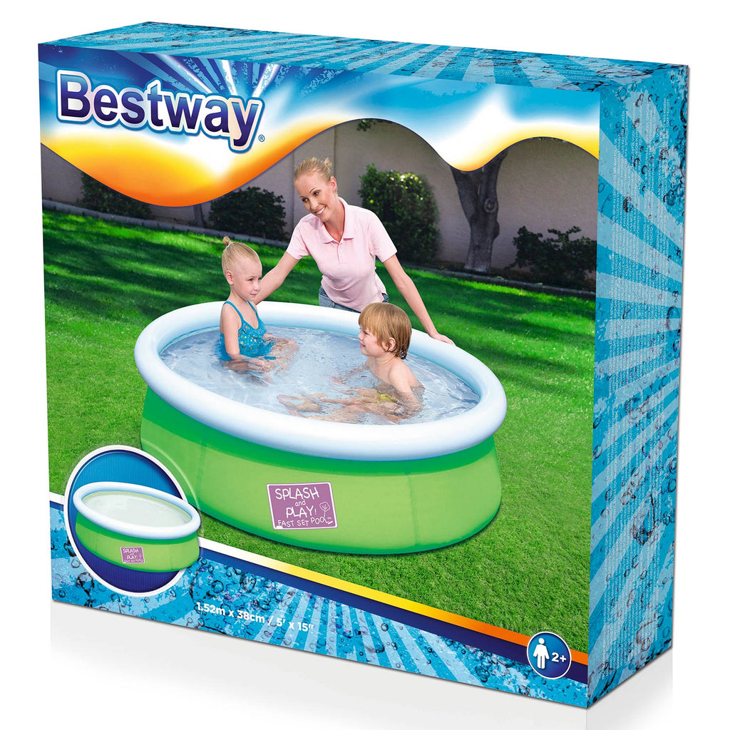 Bestway-Pool mit aufblasbarem Rand, 152 cm