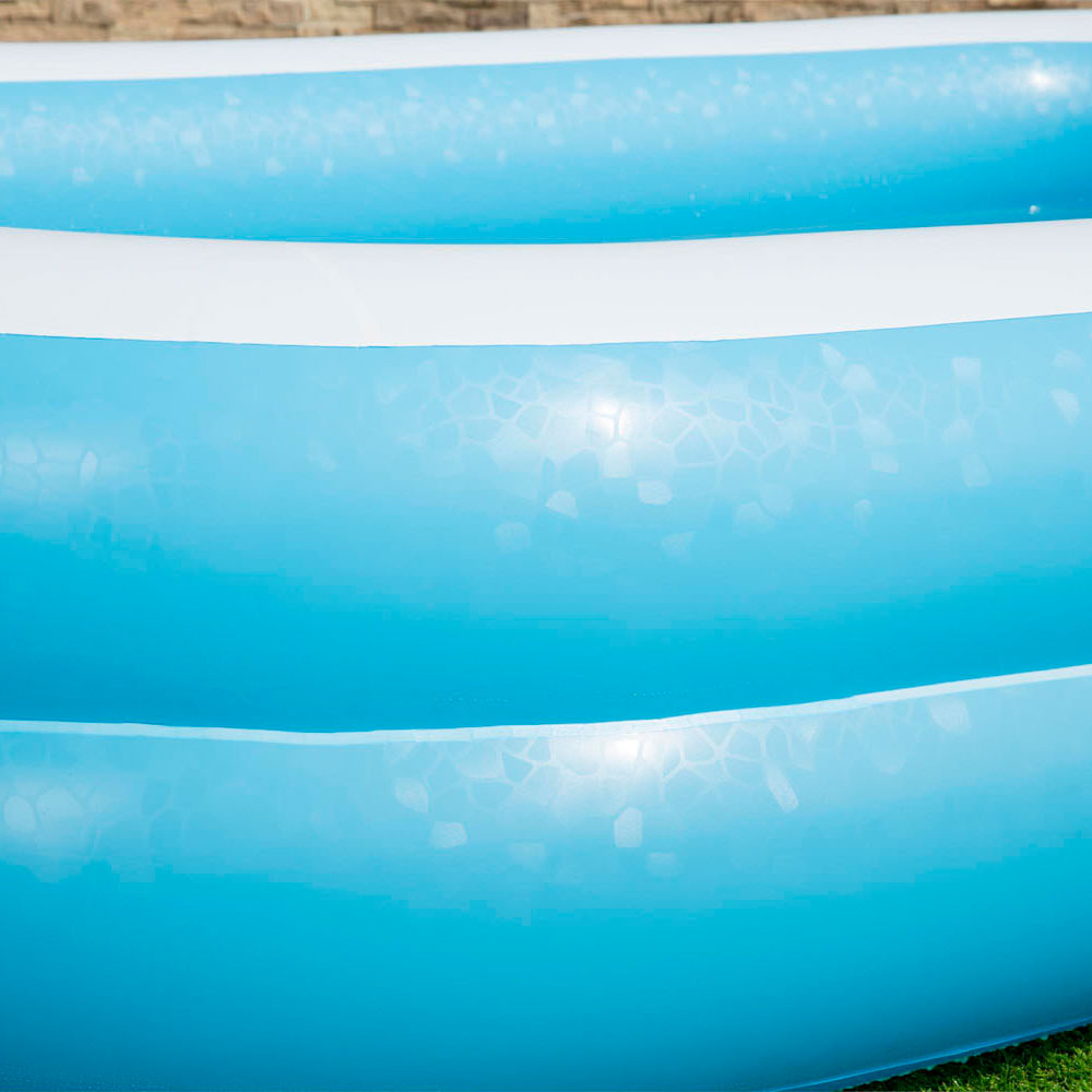 Bestway aufblasbarer Pool 262x175x51 cm blau weiß