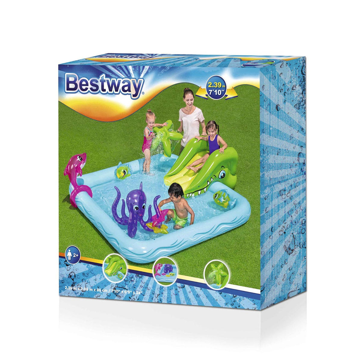 Bestway Fantastisches Aquarium-Spielcenter 239x206x86 cm