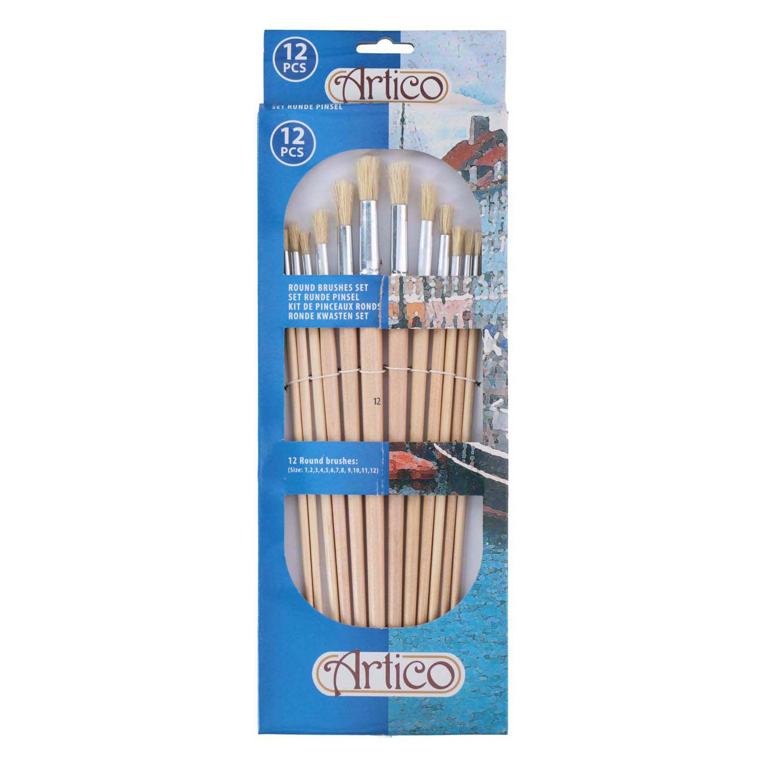 Artico kwasten set, 12dlg.