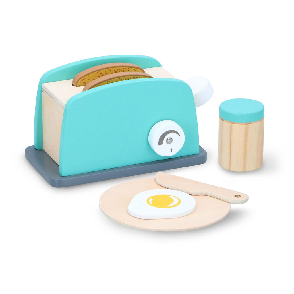 Holztoaster-Set, 7-teilig.