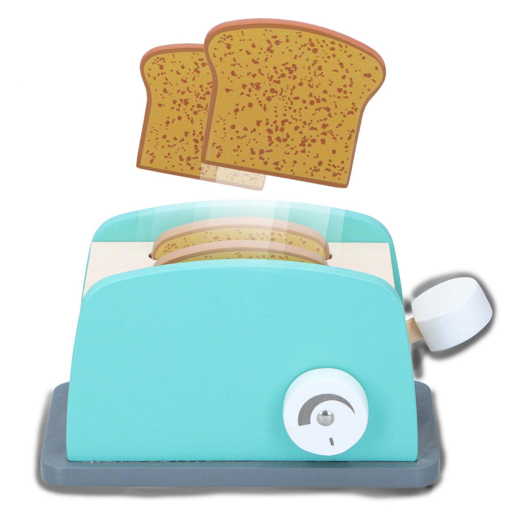 Holztoaster-Set, 7-teilig.