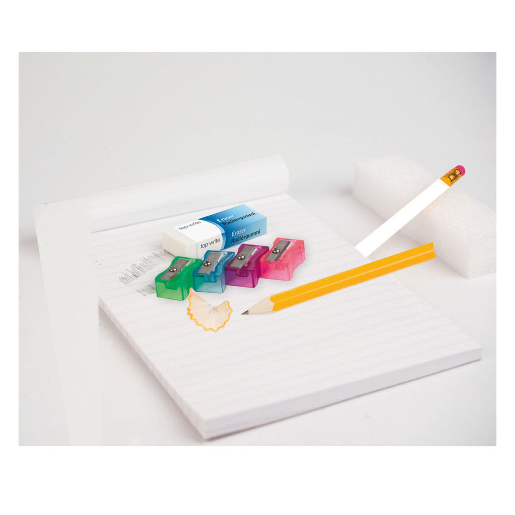 Top Write Bleistiftspitzer-Radiergummi-Set