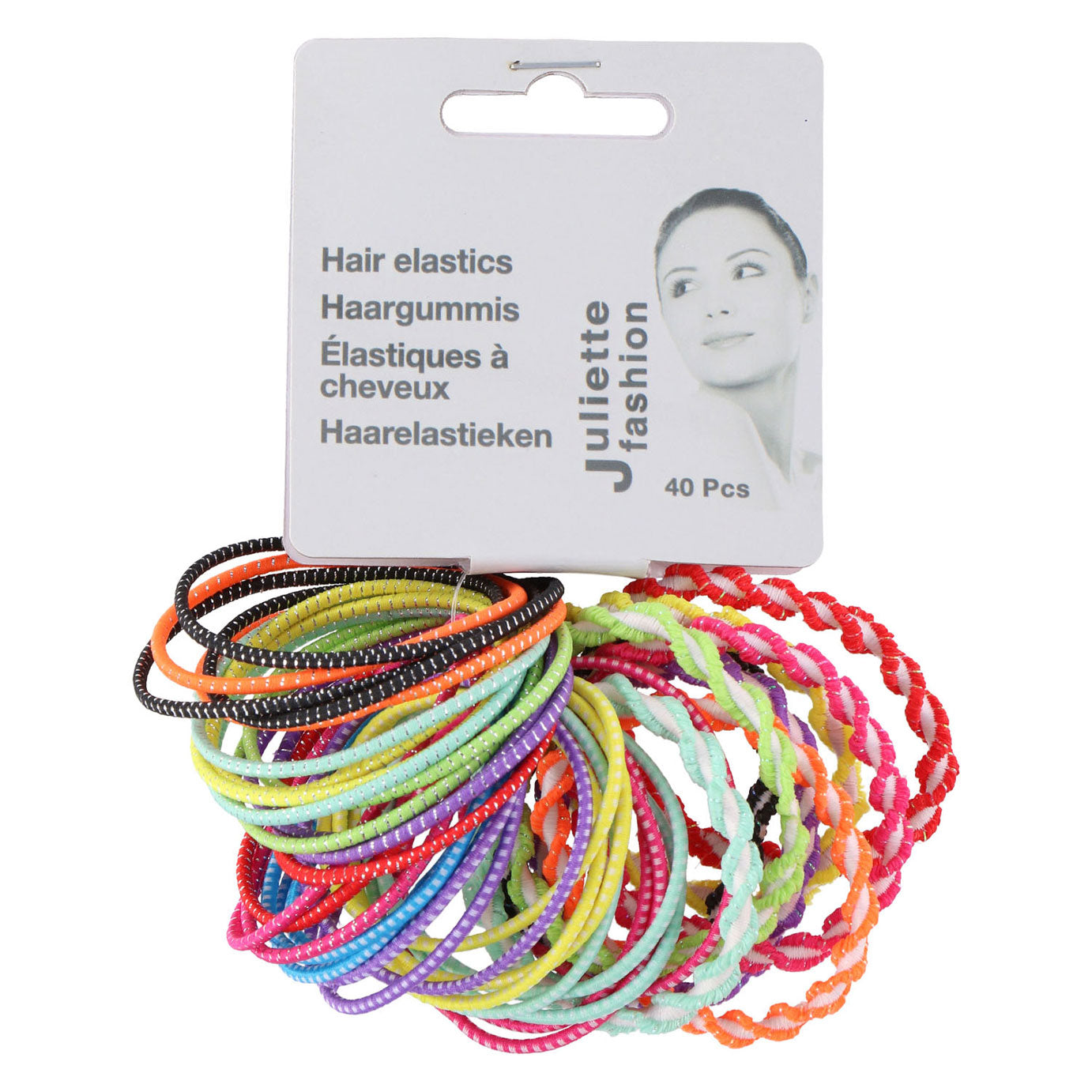 Haargummi, Farbe, 30 Stück.
